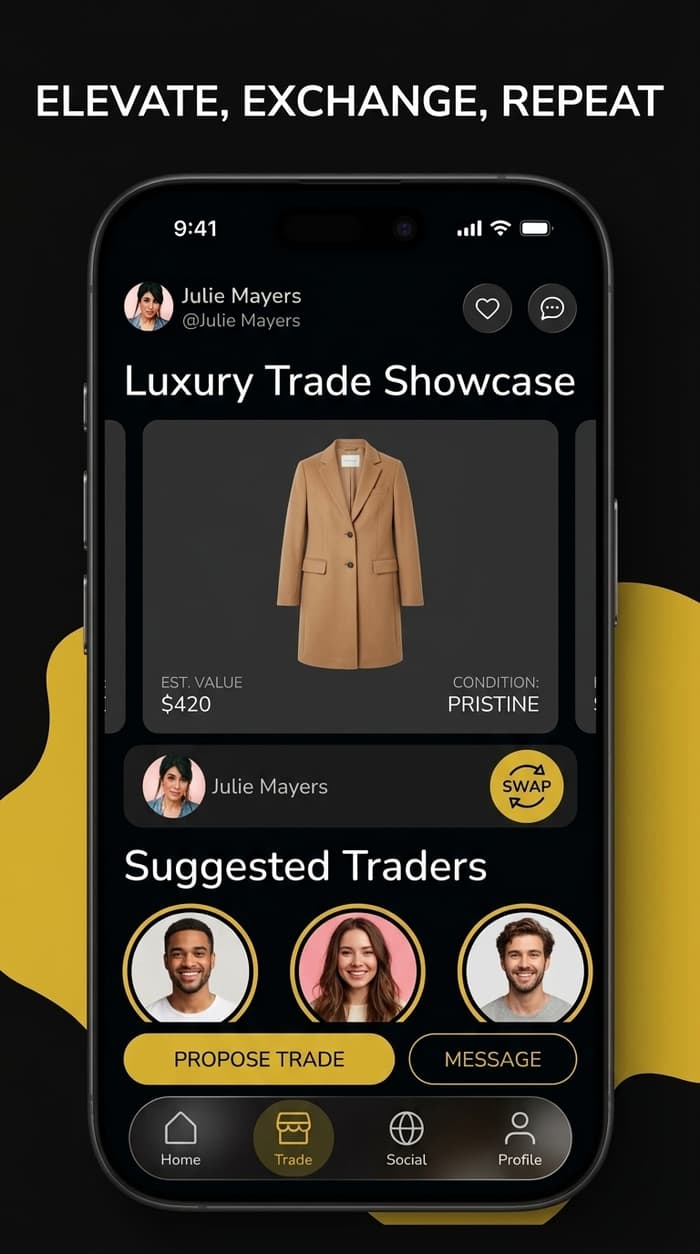 Propose luxury trades and exchange fashion on Tuwanx