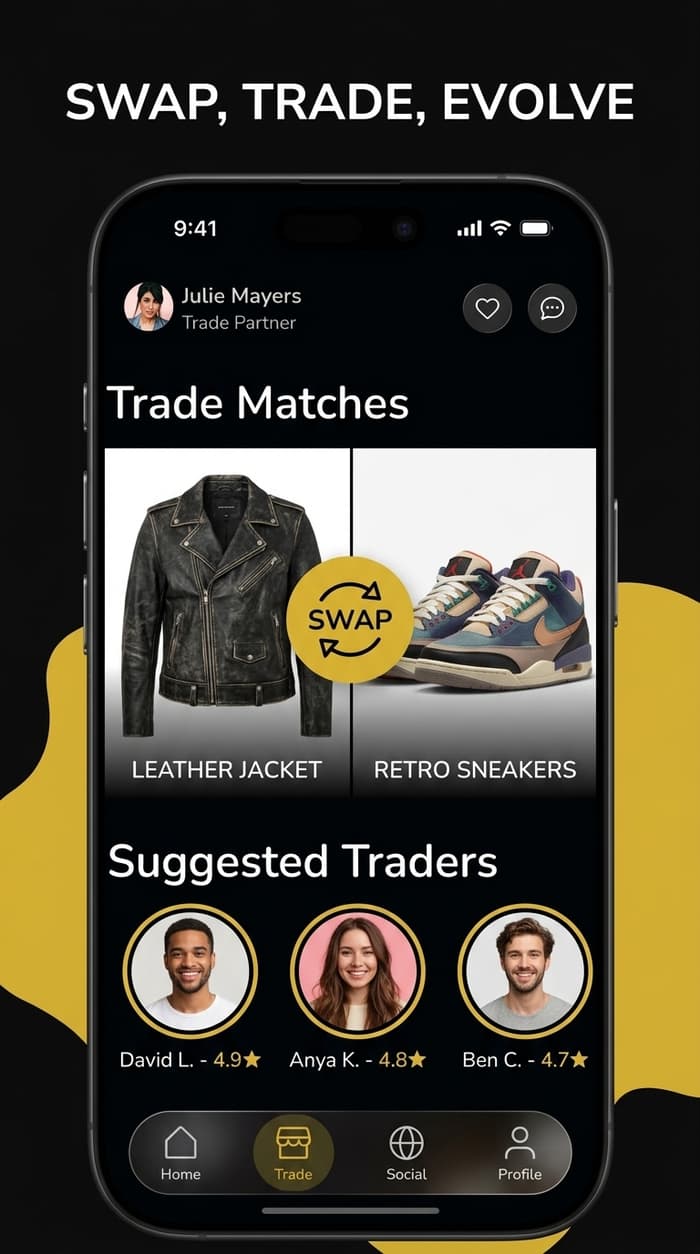 Swap and trade fashion with the Tuwanx community